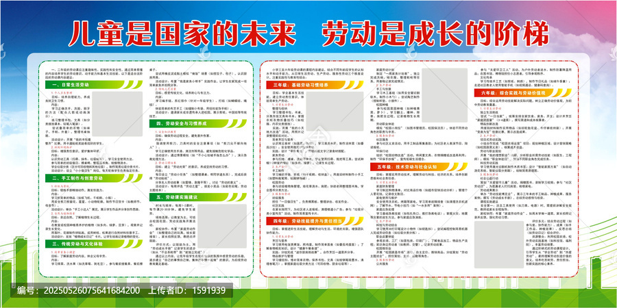 勞動(dòng)教育宣傳欄