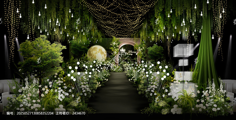 森系婚禮夢(mèng)幻婚禮效果圖