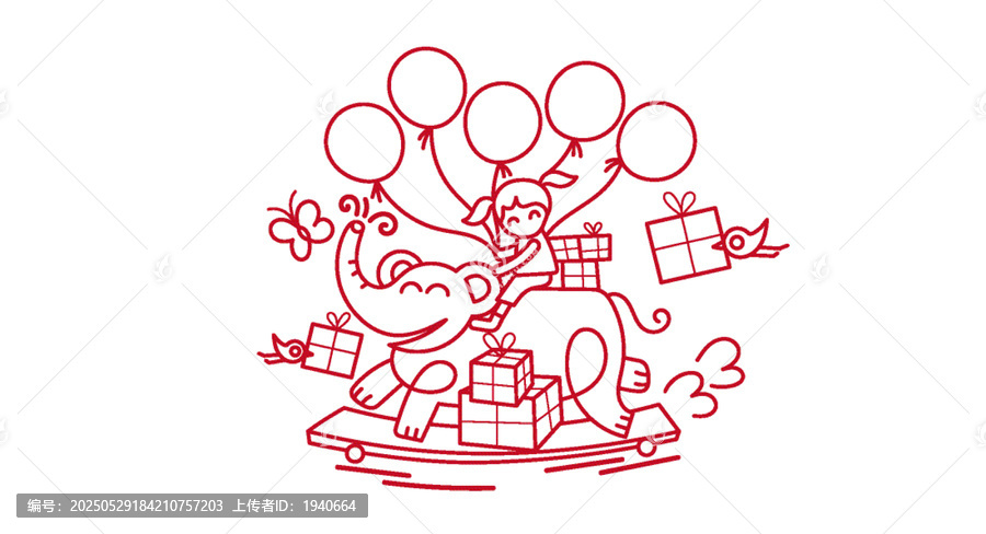 兒童卡通藝術(shù)設(shè)計線描