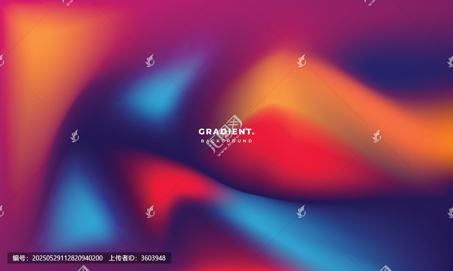 炫彩漸變流體背景矢量素材