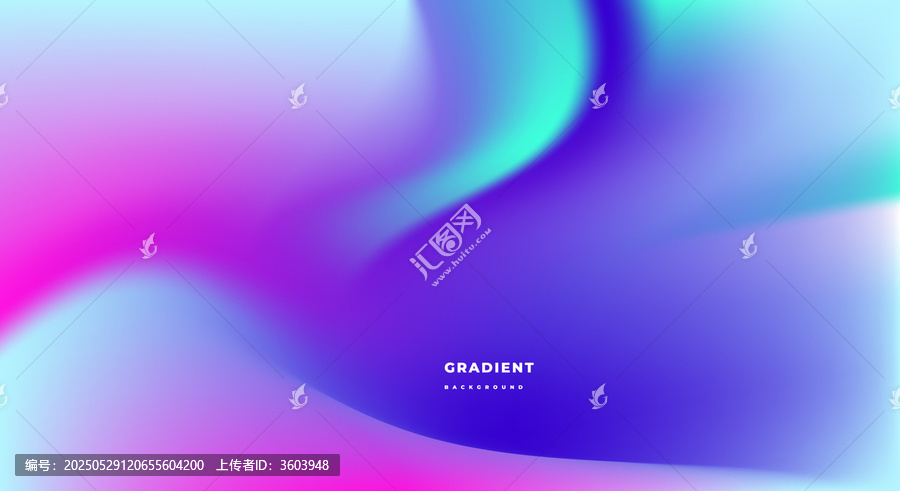 夢(mèng)幻漸變流體矢量背景素材