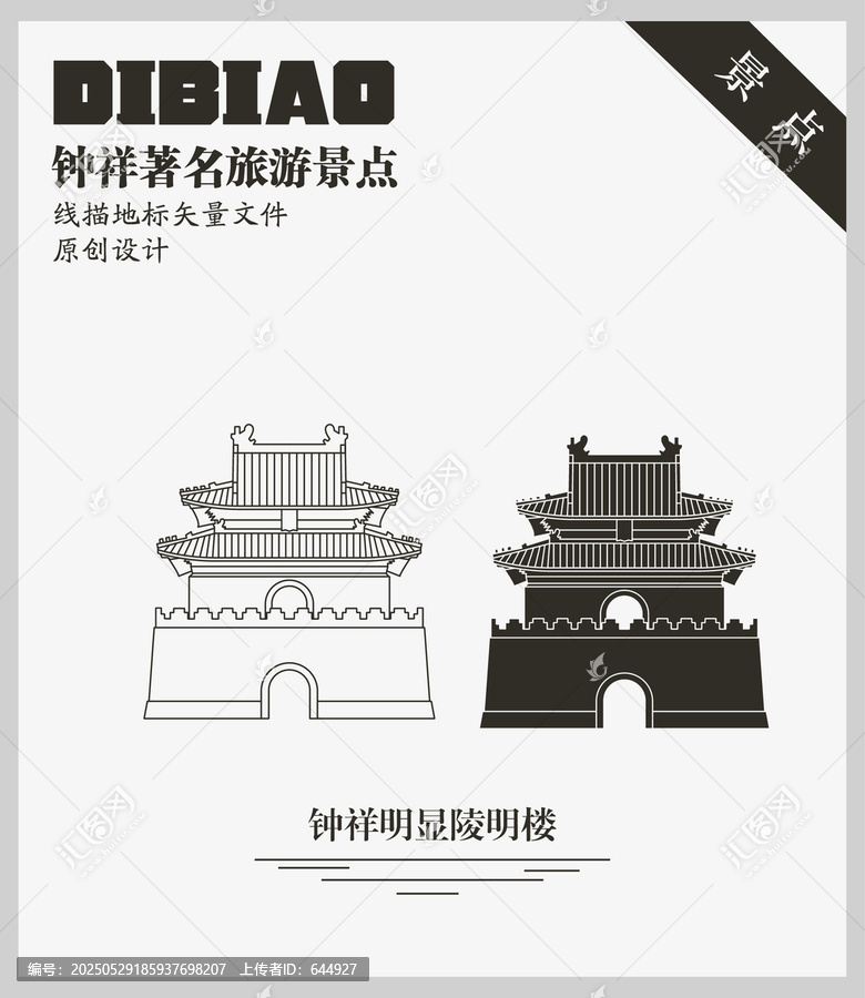 鐘祥明顯陵明樓