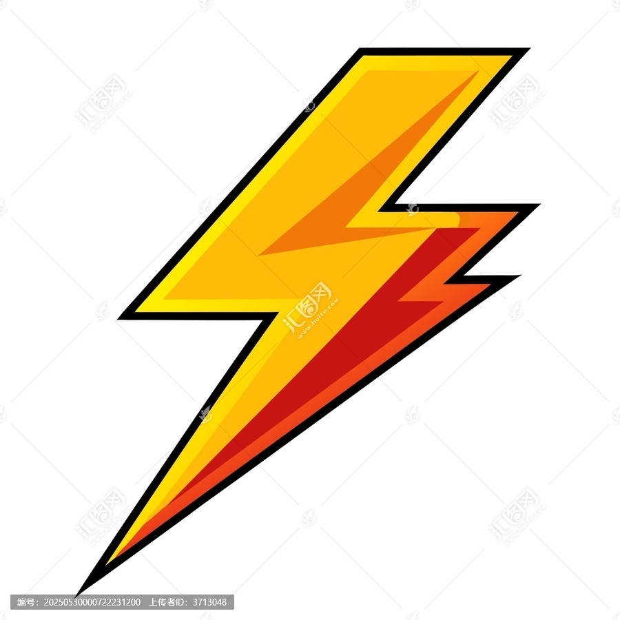 動(dòng)感閃電圖標(biāo)設(shè)計(jì)素材