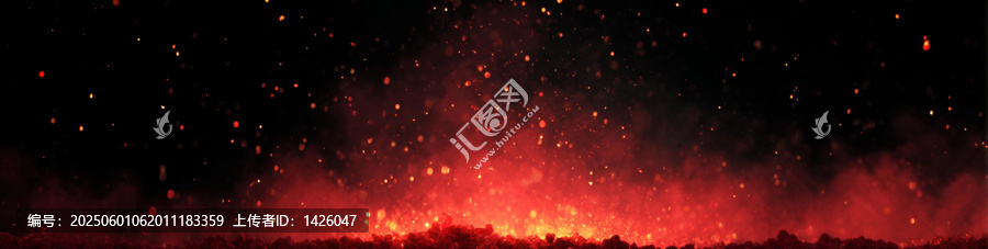 熾熱火花迸發(fā)抽象背景圖