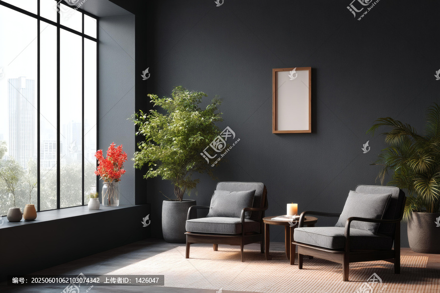 現(xiàn)代極簡風(fēng)格客廳設(shè)計(jì)圖