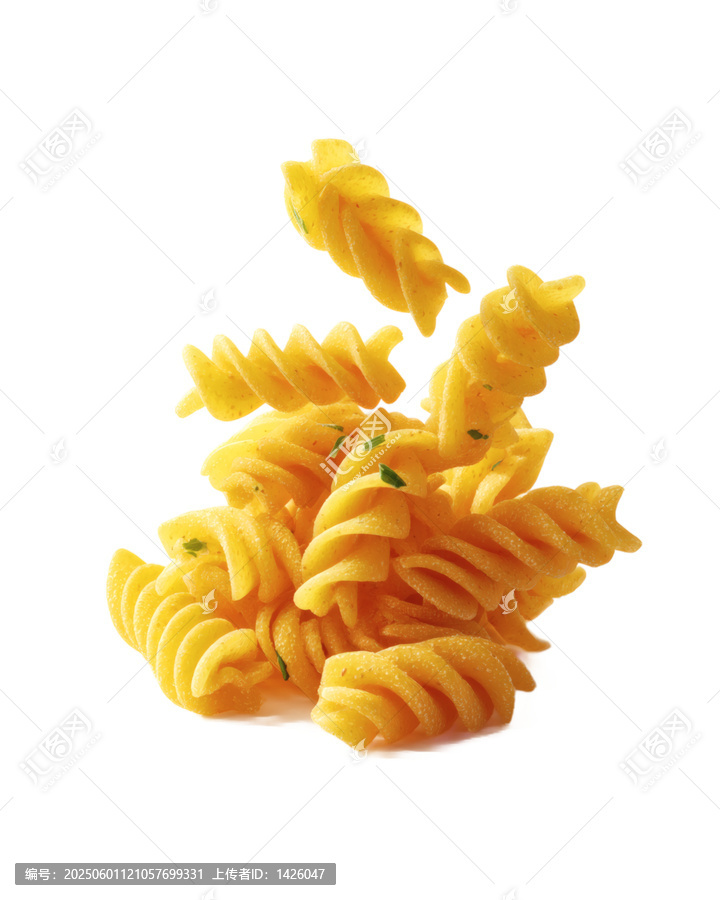[免摳素材]螺旋形意大利面食品高清圖