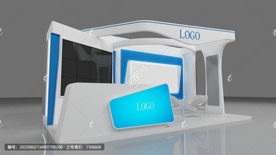 小面積溫馨靈動展覽展臺