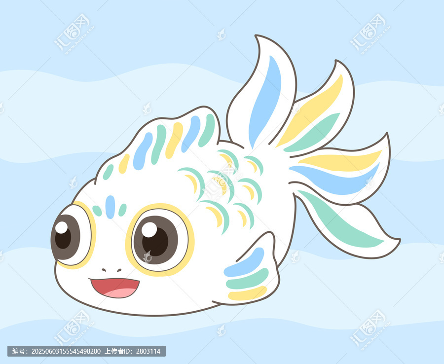 可愛卡通滴水獸