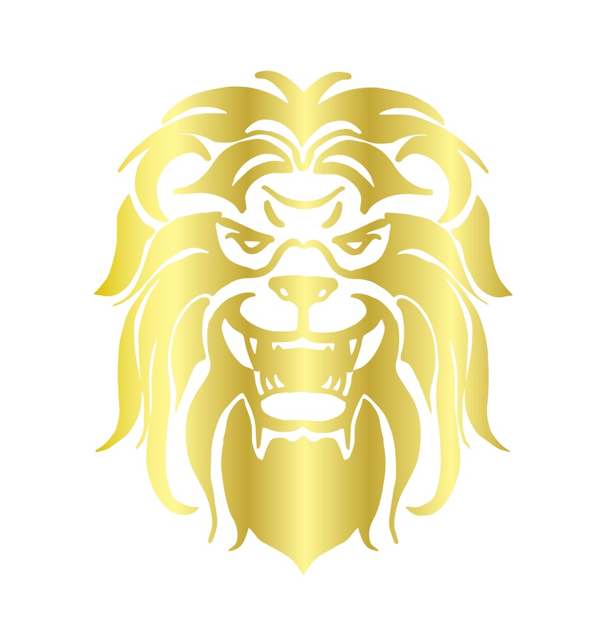 金色獅子圖案設(shè)計(jì)