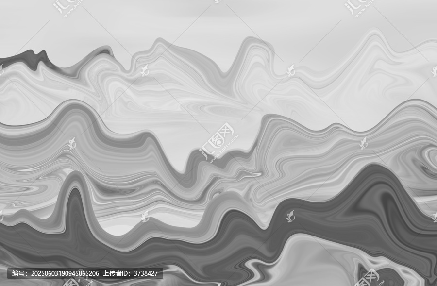 黑白抽象水墨紋理背景圖