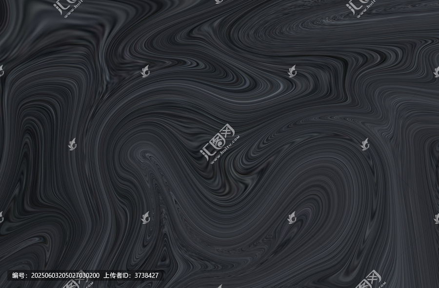 黑色動感流體紋理背景
