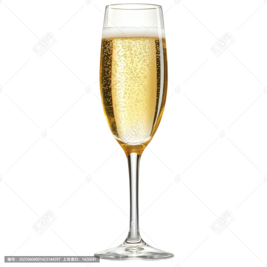 [免摳素材]閃耀的香檳酒杯