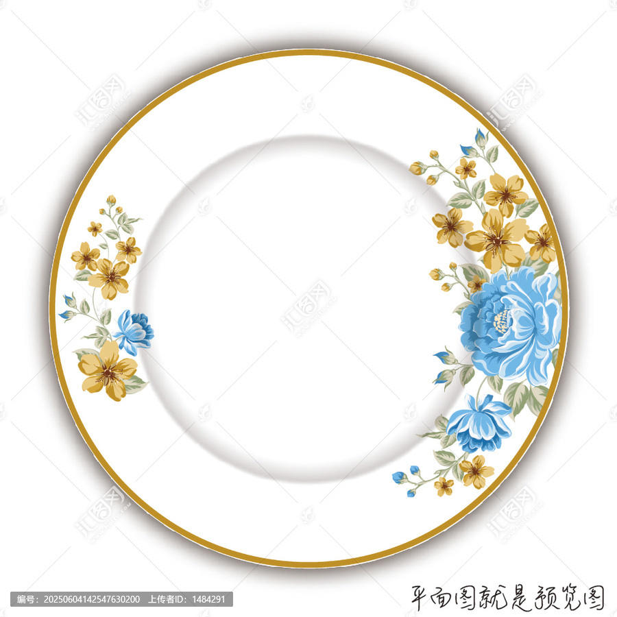 餐具花面