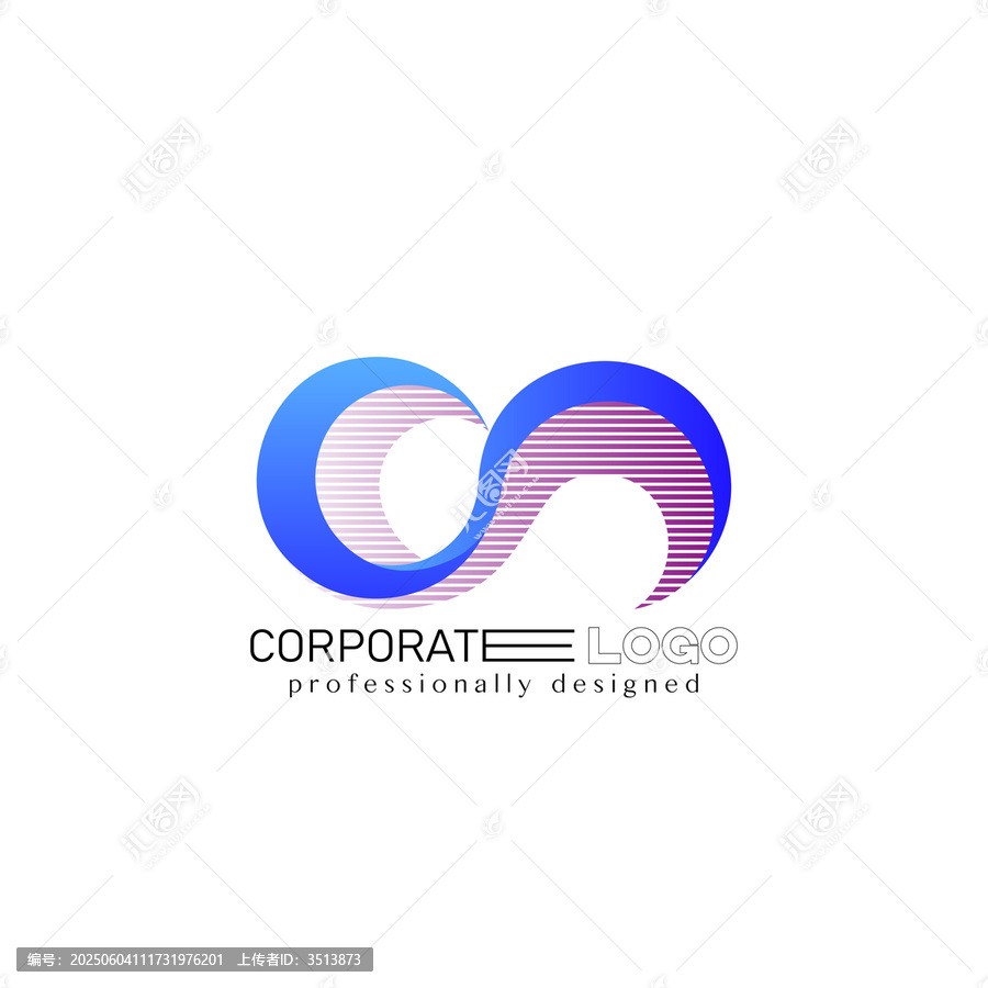 創(chuàng)意雙色環(huán)形企業(yè)標(biāo)志