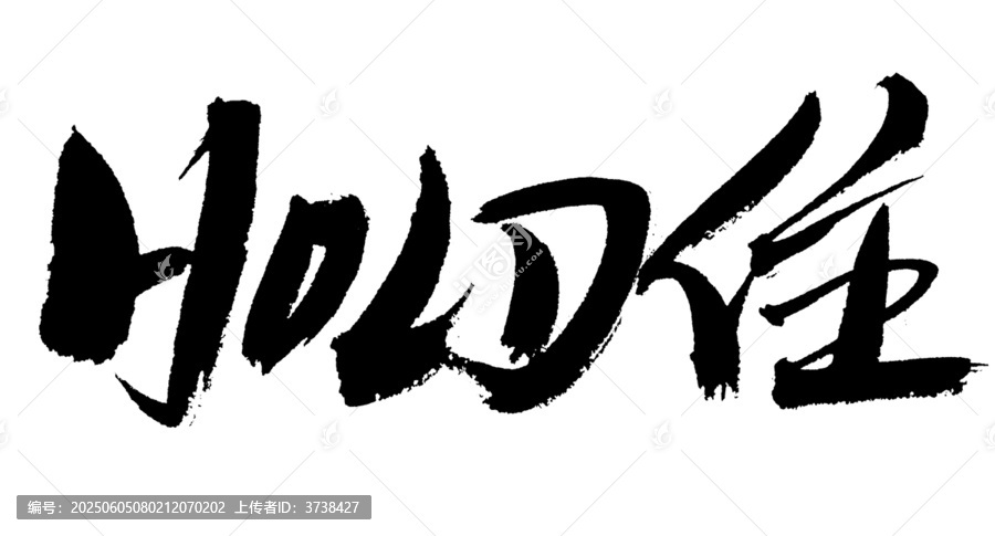 書法藝術(shù)之HOLD手寫字體