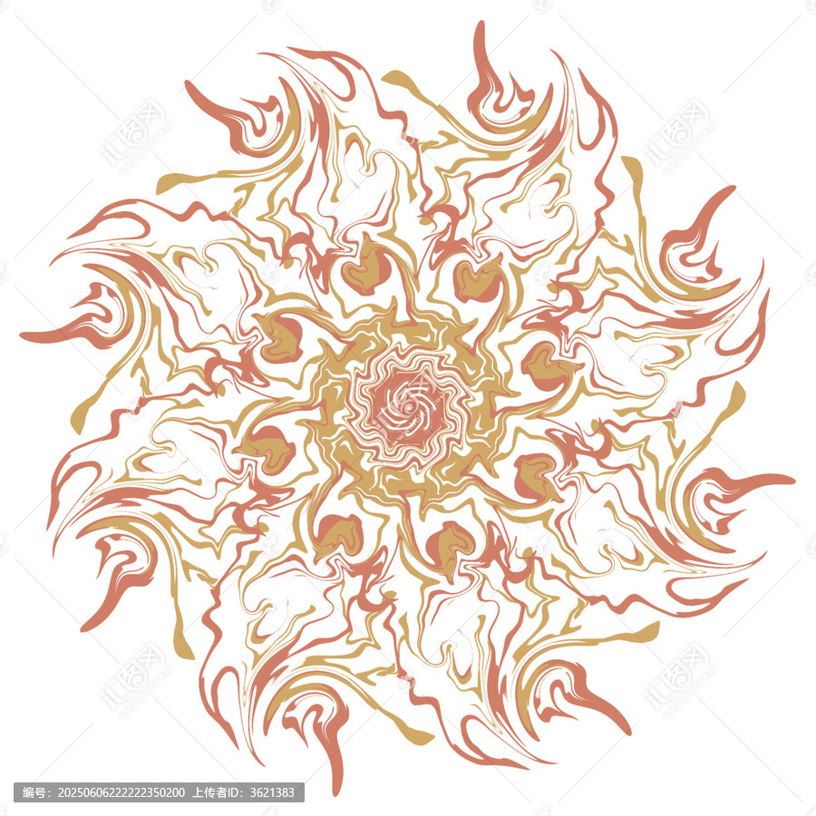 精美復(fù)古風(fēng)花紋圖案設(shè)計