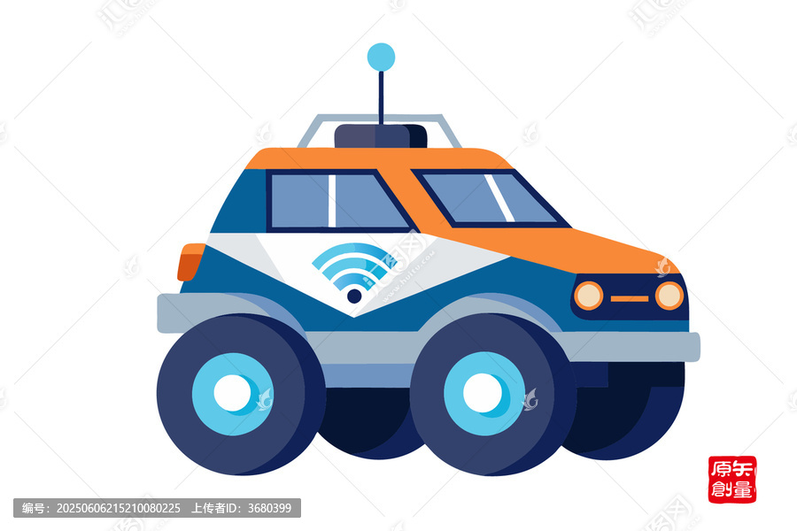 科技感智能無線遙控車