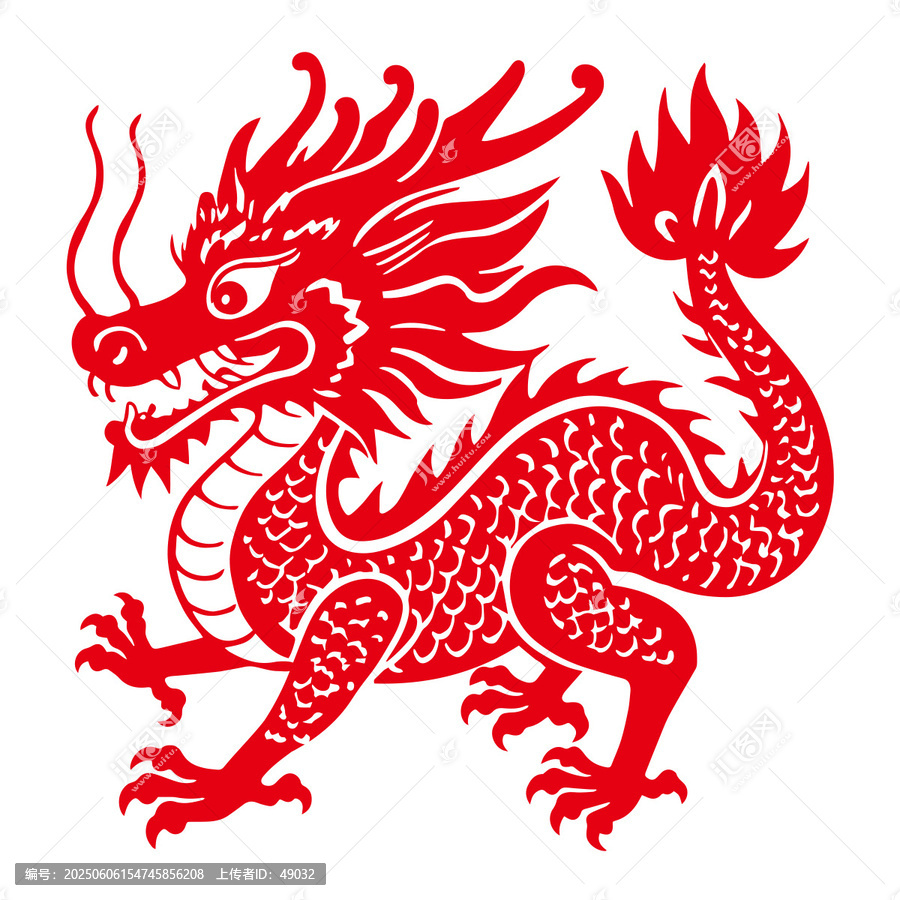 龍剪紙