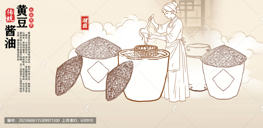 古法醬油制作之拌曲