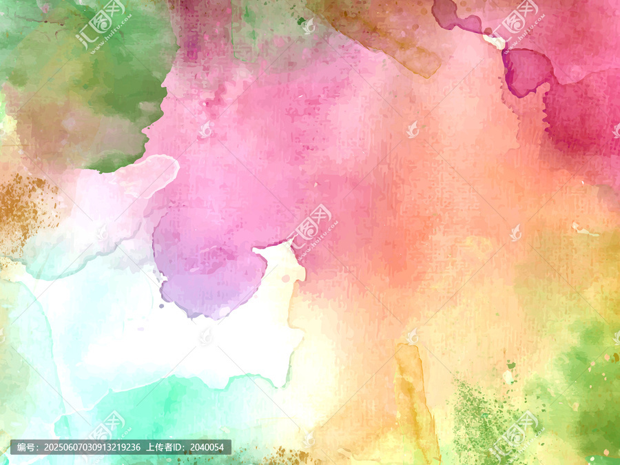 不規(guī)則水彩插畫水彩藝術畫