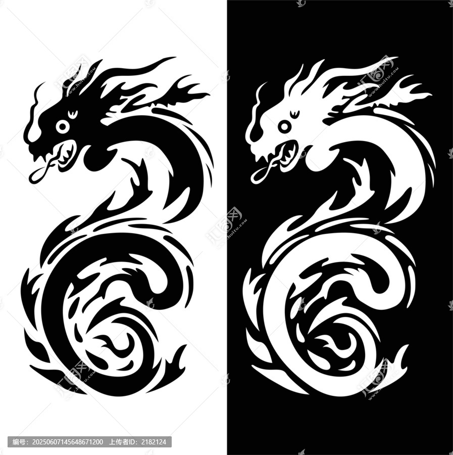 龍圖案
