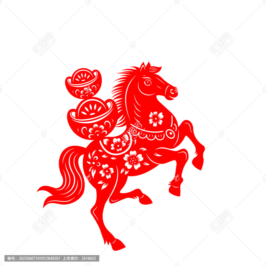 剪紙馬