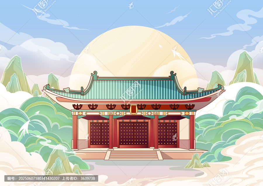 文廟插畫