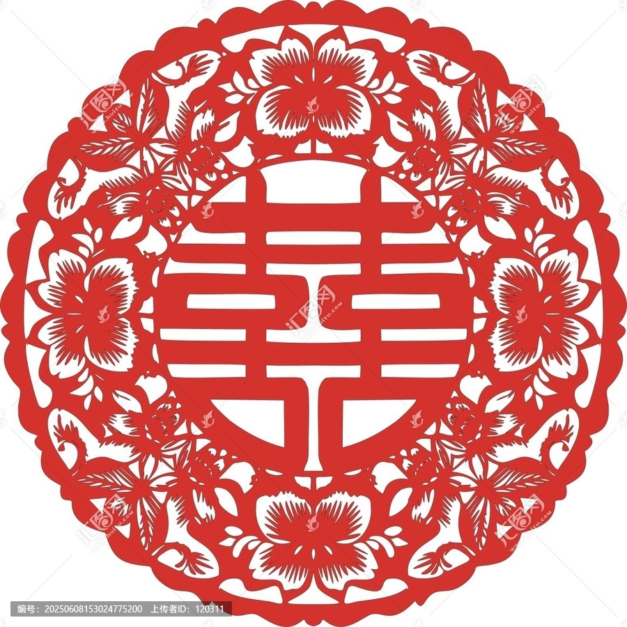 喜字墻貼