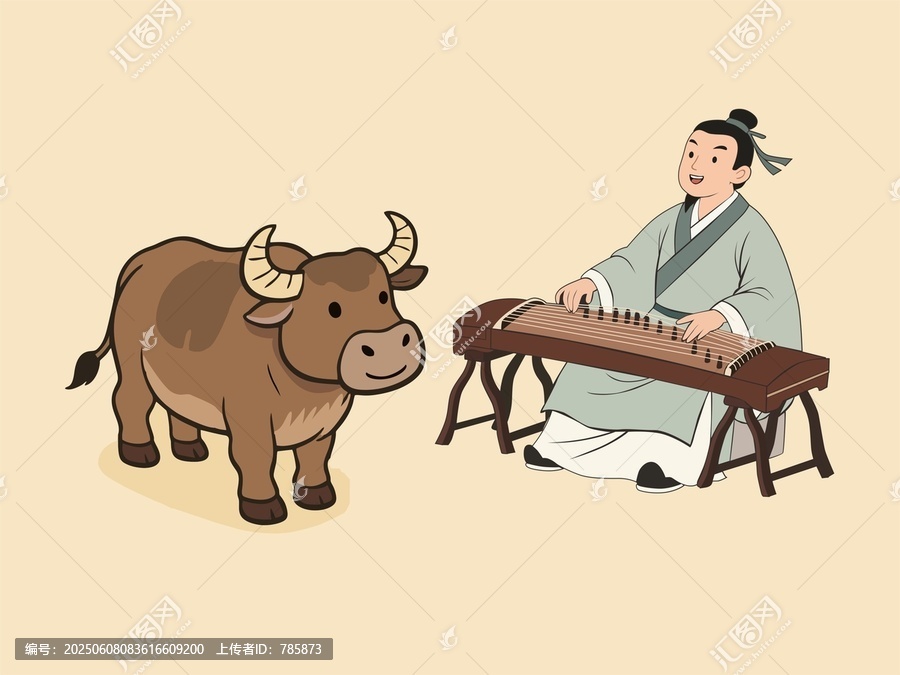 對牛彈琴