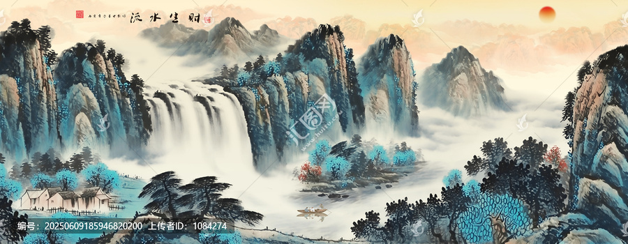 山水國畫山水畫