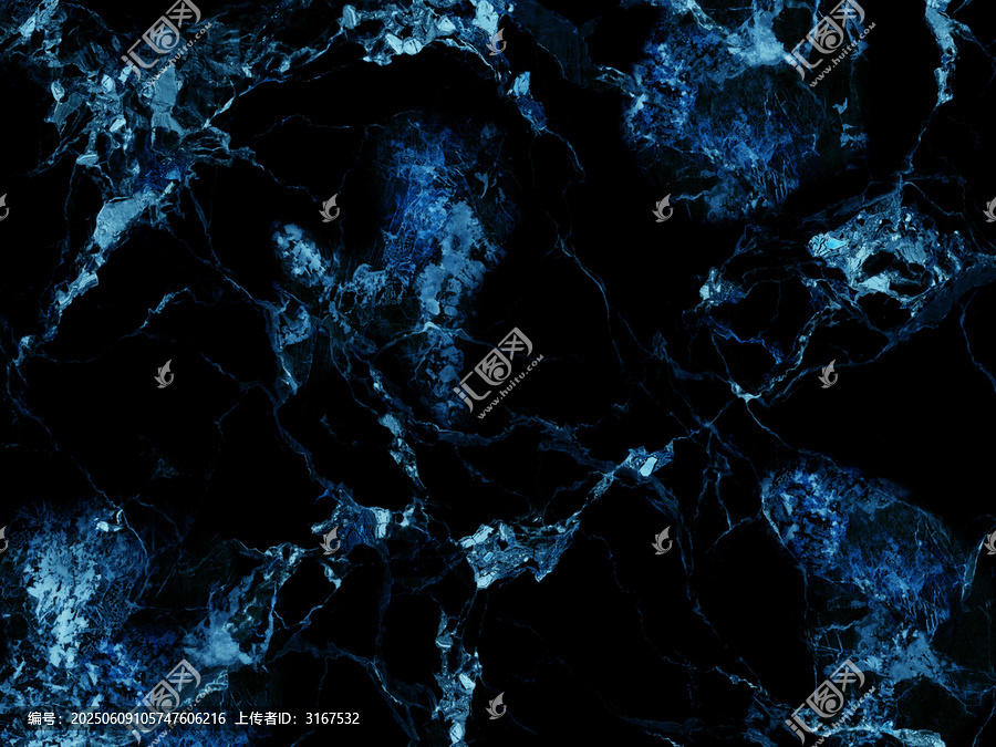 深藍(lán)紋理抽象奢石復(fù)古巖板大理石紋理