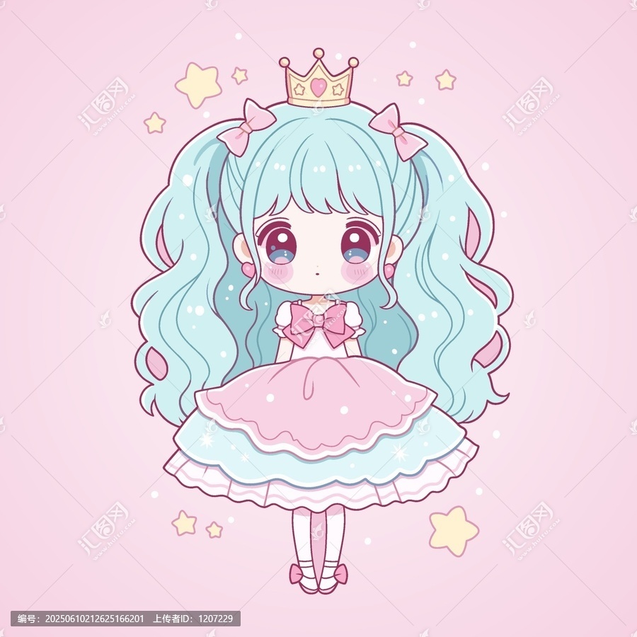 甜美女孩印花
