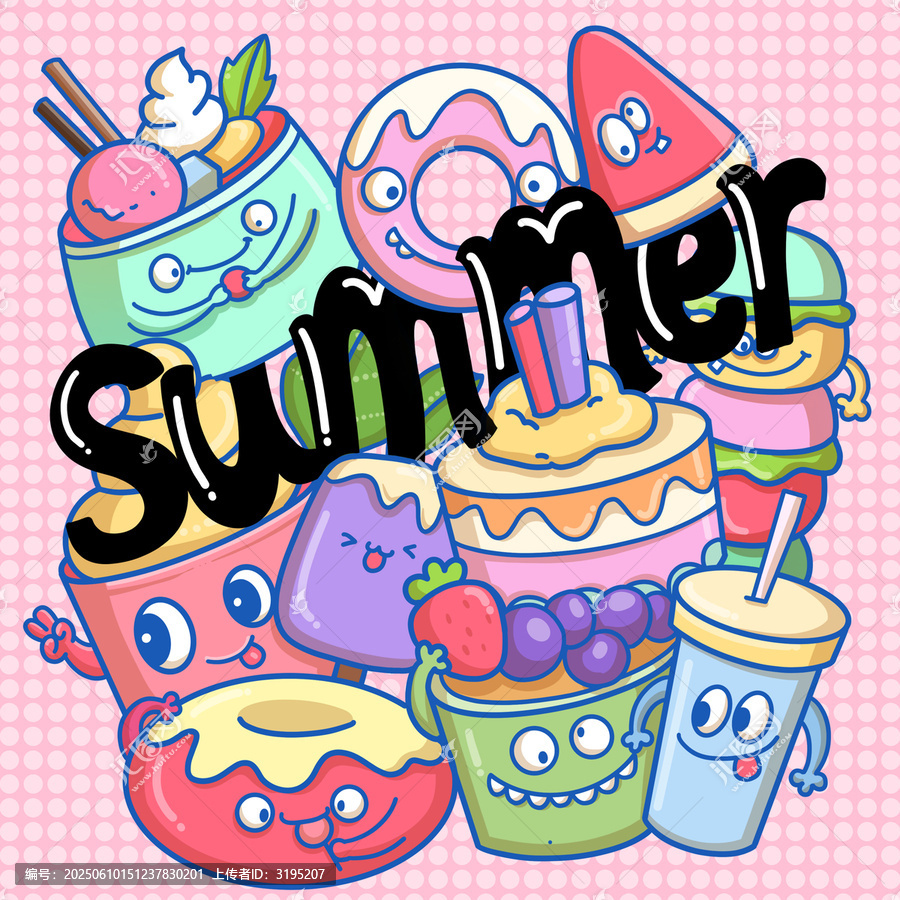 summer插畫