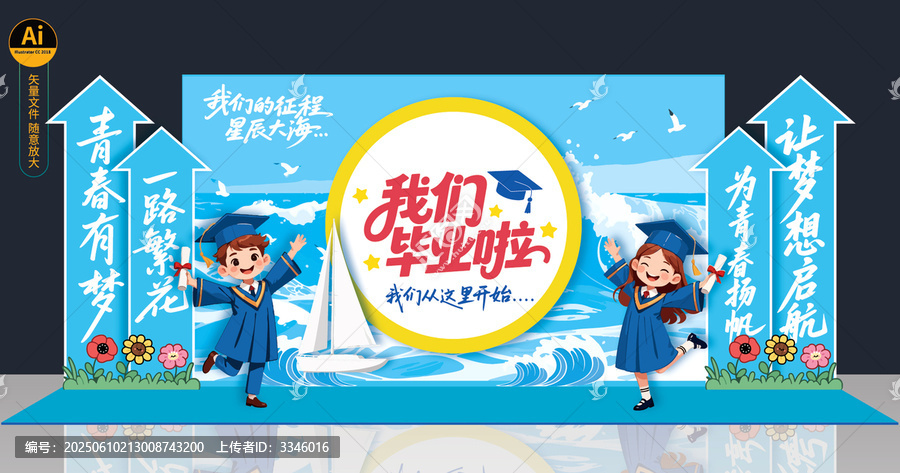 畢業(yè)美陳布置