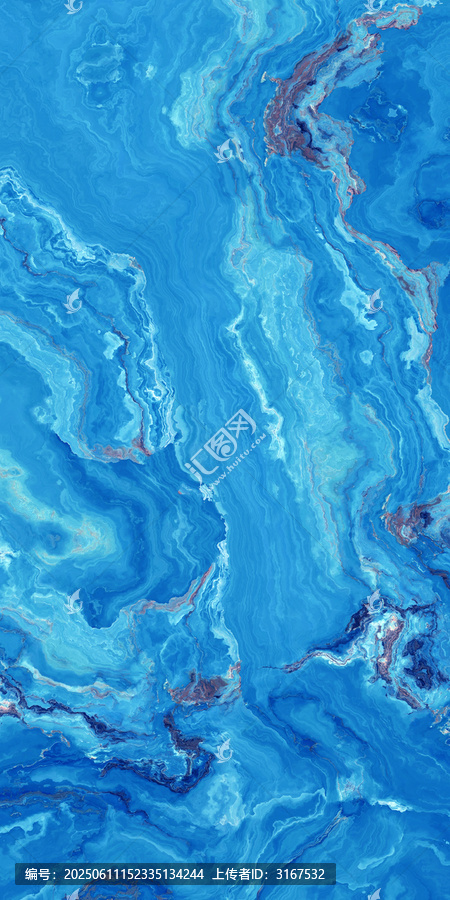 夢(mèng)幻藍(lán)色流體紋理圖案