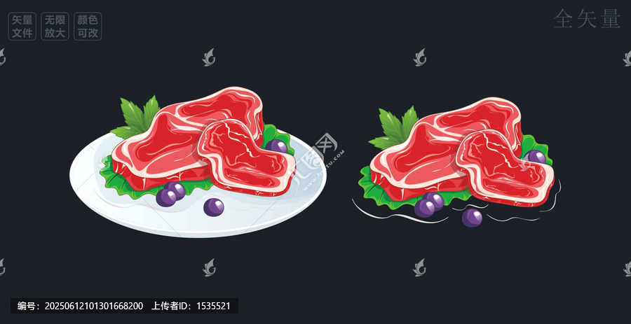 鮮肉插畫