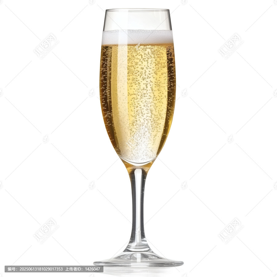 [免摳素材]閃耀的香檳酒杯
