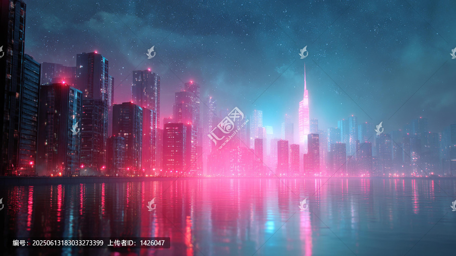 夢幻霓虹之夜都市