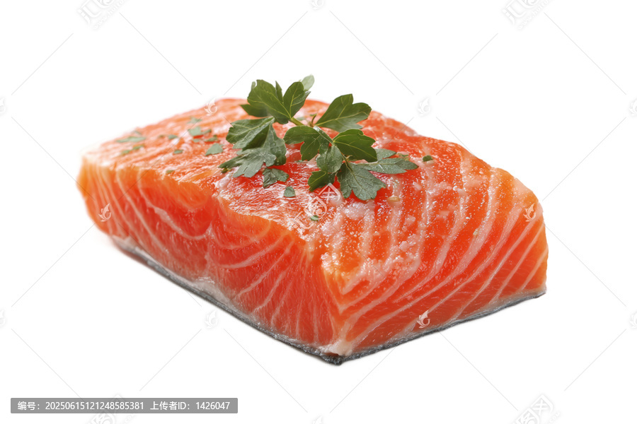 [免摳素材]新鮮三文魚片,美味可口