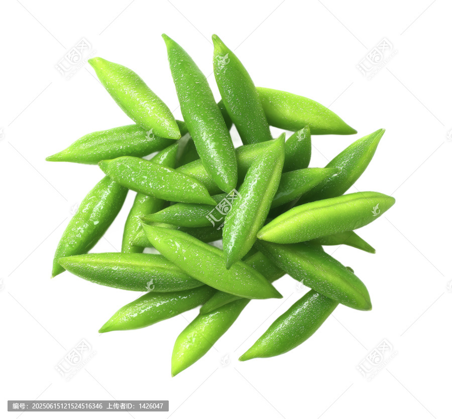 [免摳素材]新鮮綠豆莢特寫