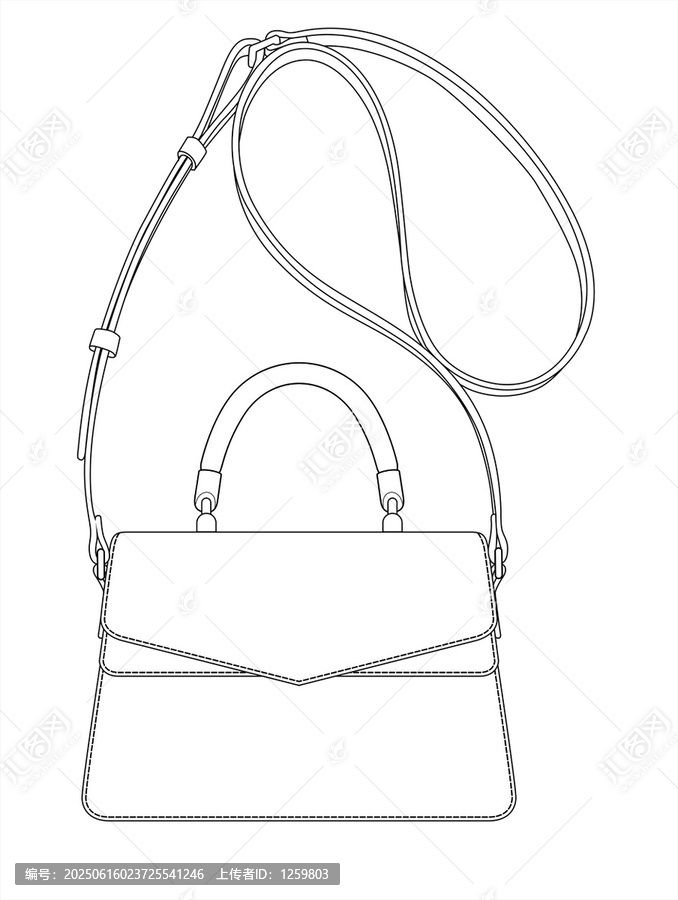 上班族風(fēng)格包包簡(jiǎn)約線條風(fēng)女士手提斜挎包