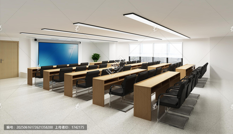 現(xiàn)代簡(jiǎn)約風(fēng)格會(huì)議室場(chǎng)景