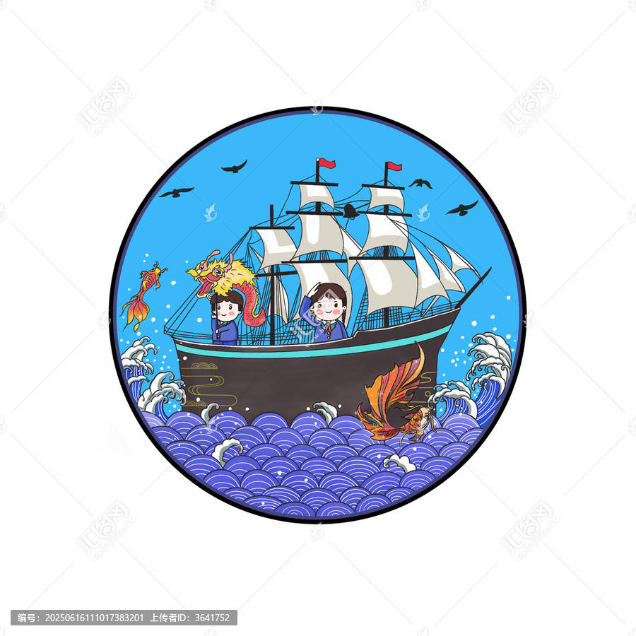海上帆船