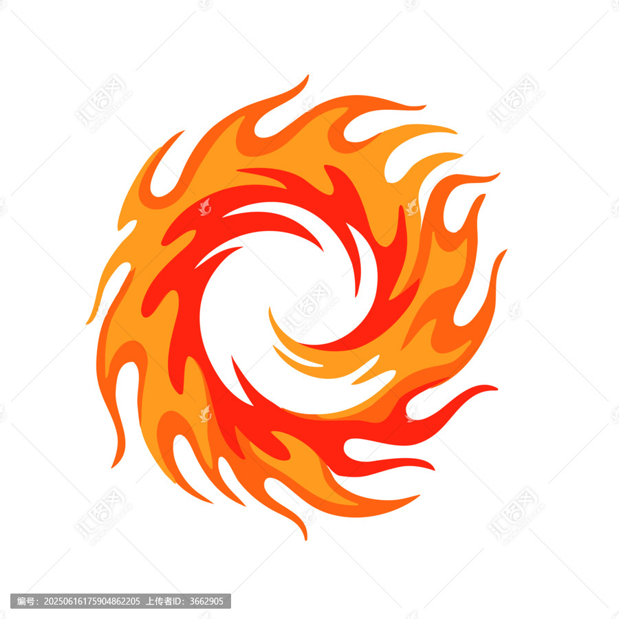 火環(huán)創(chuàng)意火圓環(huán)元素
