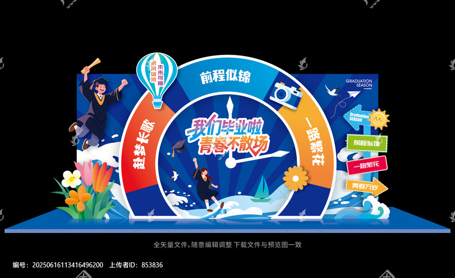 畢業(yè)拍照框4
