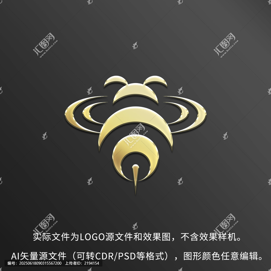 蜜蜂LOGO蜂蜜標(biāo)志