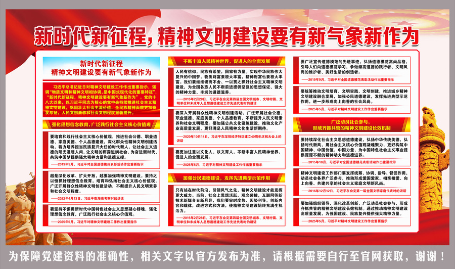 精神文明建設(shè)要有新氣象新作為