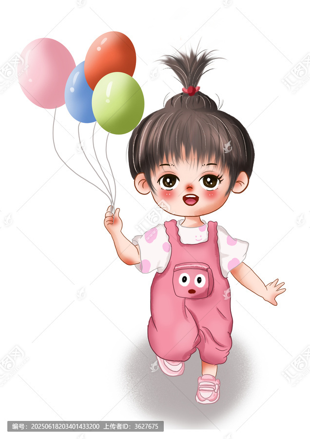 拿氣球小女孩