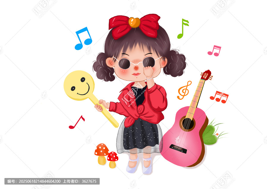 吉他小女孩