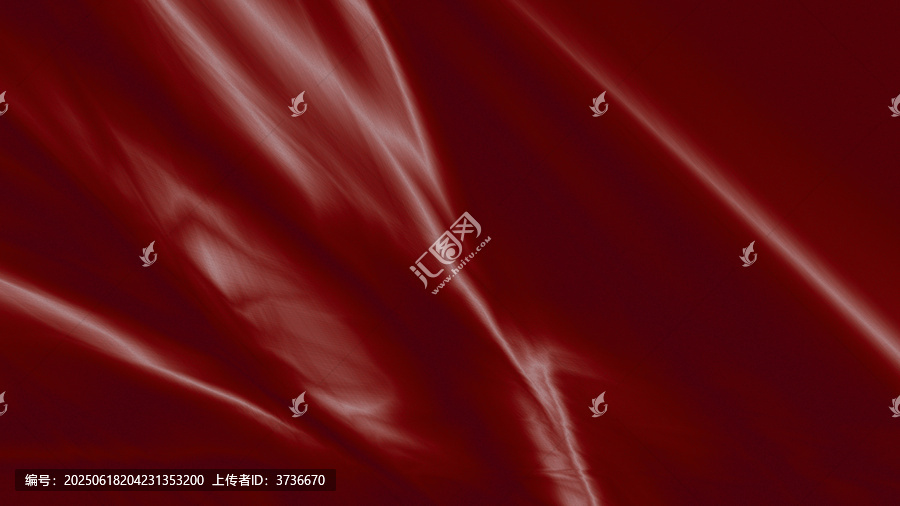 質(zhì)感深紅褶皺布料背景